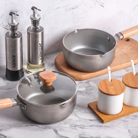 日式日本不粘不沾小锅小煮面家用泡面汤锅电磁炉小煮锅奶锅