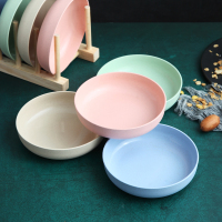 欧式吐骨碟家用小盘子圆形菜碟创意塑料骨头碟餐桌垃圾盘碟小碟子