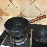日式麦饭石锅不粘锅单柄汤锅奶锅煮泡面锅热奶锅小炒锅电磁