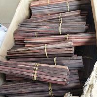 红木筷子 老挝大红酸枝原木筷子套装家10双家庭装 无漆无蜡木质