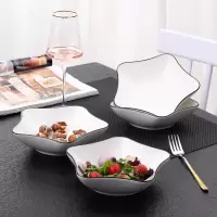 陶瓷盘子菜盘家用碟子餐盘创意水果盘方形点心盘心形盘盘子