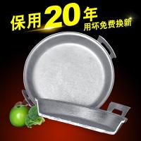铝锅平底锅老式煎锅手工加厚无涂层不粘底平锅家用商用煎蛋烙饼锅