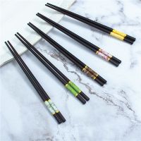 高档家用分餐筷子家庭创意筷 5-10 双套装防霉防滑便携礼品快餐具