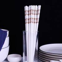 家用陶瓷筷子餐具套装厨房用品家用骨瓷筷子防滑防霉