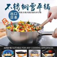 不锈钢日式捞面捞饺子锅泡面锅汤锅奶锅家用炸锅生产