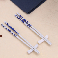 10双特价陶瓷筷子健康环保家用筷子 青花瓷陶瓷筷子