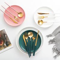 西餐餐具不锈钢牛排刀叉两件套加厚网红刀叉勺筷子三件套家用套装