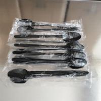 一次性塑料勺奶茶烧仙草勺子加厚长柄单独包装勺子水果茶勺长21cm