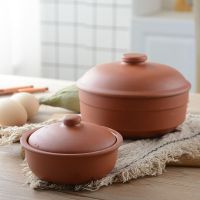 蒸蛋碗带盖紫砂陶瓷蒸碗 蒸米饭碗蒸菜碗 土碗土钵米线碗 泡面碗