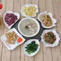 盘子陶瓷纯白色创意餐具家用菜盘汤盘早餐盘水果点心碟子套装