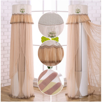 空调罩圆形格力美的奥克斯海尔立式客厅柜机罩圆柱开机不|金枝玉叶-茶色 格力I畅/I享/云酷/臻静爽/优铂/云锦/辽之炫