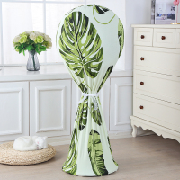 全包电风扇罩立式电风扇罩套落地式风扇罩家用风扇套保护套|青色绿色海伦叶