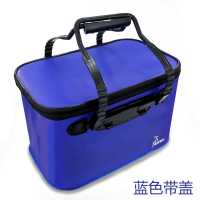 汽车车载洗车便携式折叠 伸缩桶汽车户外桶可折叠14l|有盖蓝色