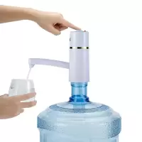 桶装水抽水器充电饮水机家用电动纯净压水器自动上水器吸|白色