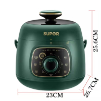 苏泊尔(SUPOR)迷你电压力锅SY-18YA9061,快煮慢享,10分钟快煮米饭,1-3人方便使用,收纳尽在方寸之间