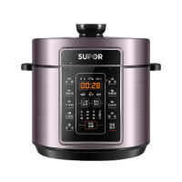 苏泊尔(SUPOR)电压力锅SY-50FC07Q 智能球釜双胆大容量,饭菜分离不窜味,球釜内胆,汤浓饭香