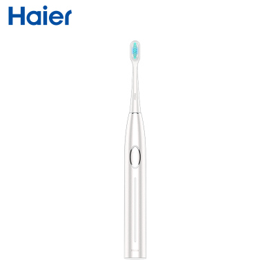 海尔(Haier)电动牙刷成人男女情侣款充电声波震动式牙刷HB5C1-10珍珠白
