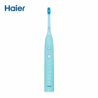 海尔(Haier)电动牙刷HT31-5125风尚蓝电动牙刷男女成人无线充电式情侣软毛牙刷声波全自动