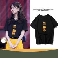 [100%纯棉]2022夏季新款宽松大码短袖T恤女学生韩版上衣T恤女