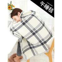 小毛毯单人办公室午睡毯子披肩多功能盖毯可穿式披风冬季加厚被子