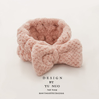 网红敷面膜洗脸束发带女韩国绑发可爱头套简约头箍蝴蝶结宽边发箍