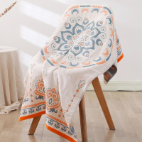 新款全棉四层纱布浴巾家用纯棉吸水速干不掉毛男女挡风毯