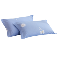 罗莱家纺床上用品简约全棉纯棉学生宿舍单人ins枕套枕头套拆件