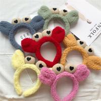 ins超可爱卡通螃蟹束发带少女网红学生洗脸化妆发箍毛绒韩国头饰