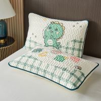 冰丝乳胶枕头套枕套一对装防螨枕头套卡通单人枕套一只48x74