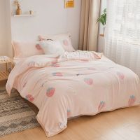 珊瑚绒毯子夏季薄款小毛毯毛巾被子床单双人夏天空调午睡毯法兰绒