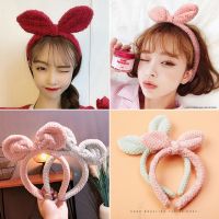 网红发箍韩版可爱兔耳发带女发卡头饰头箍学生发饰洗脸束发带
