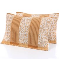 纯棉1对装枕巾柔软吸水不褪色不掉毛加大男女通用枕巾