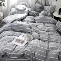 春季床上四件套纯棉新款加厚被套学生宿舍单人床单三件套床上用