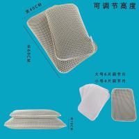 3d透气可水洗枕芯 防螨虫防细菌保健定型护颈枕芯 单人双人枕头用