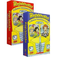 英文原版神奇的校车The Magic School Bus 一二辑 20册桥梁书带CD