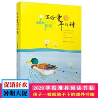 写给童年的诗柔软的阳光抒情诗金波编著 小学三年级上课外阅读书推荐书目儿童文学经典必读儿歌童谣1-2-3年级推荐书目阅读抒