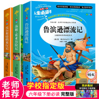 六年级下册快乐读书吧全套鲁滨逊漂流记正版汤姆索亚历险记尼尔斯