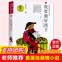 我要做好孩子书四年级正版黄蓓佳倾情小说系列二三五六年级小学生课外阅读书籍儿童文学今天我是升旗手江苏凤凰少年我要做个好孩子