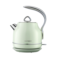 [7天内发货,介意勿拍哦]Buydeem/北鼎 进口304全不锈钢家用自动断电烧水壶电热水壶K203-浅杉绿
