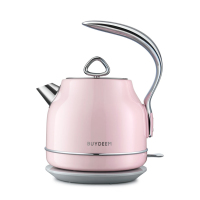 [7天内发货,介意勿拍哦]Buydeem/北鼎 进口304全不锈钢家用自动断电烧水壶电热水壶K203-蜜桃粉