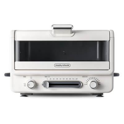 摩飞电器(Morphyrichards)小魔箱电烤箱家用小型烘焙煎烤一体多功能锅台式烧烤机蛋糕烤箱 MR8800椰奶白