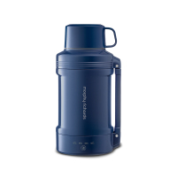 摩飞电器电热水壶便携式烧水壶旅行热水壶烧水杯真空保温壶不锈钢保温瓶大容量户外MR6061 轻奢蓝