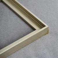 油画画框现代简约diy手绘数字油画装裱内嵌式挂墙l型框|银色拉丝 50×60