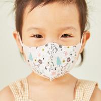 日本绿鼻子一次性婴儿童口罩小孩专用立体3d男童女童宝宝幼儿防尘