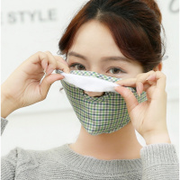 防雾气口罩戴眼镜不起雾专用防哈气开口透气易呼吸露鼻冬季男女士