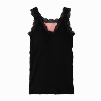 80-170斤秋冬保暖背心女加厚加绒带胸垫内穿蕾丝性感打底吊带内衣