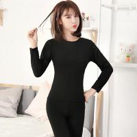 保暖内衣女加绒薄款美体秋衣秋裤套装大码冬季少女学生紧身打底衫