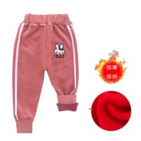 儿童加绒长裤2019秋冬新款中小童外穿保暖裤加厚棉裤男女童休闲裤
