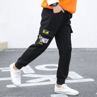 男童工装裤2019新款宽松中大童秋冬款休闲裤子儿童加绒加厚长裤潮