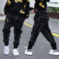 男童裤子秋冬新款2019新款韩版牛仔长裤中大童休闲裤束脚裤潮